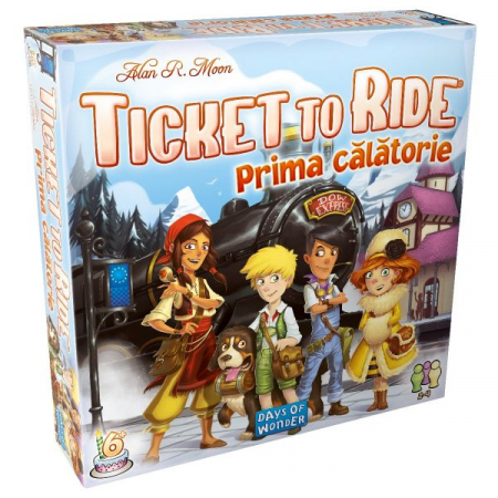 Rechizite Scoala Gradinita - Joc de societate Ticket To Ride Prima Calatorie, limba romana