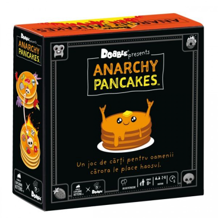 6-99 ani - Joc Dobble Anarchy Pancakes, limba romana