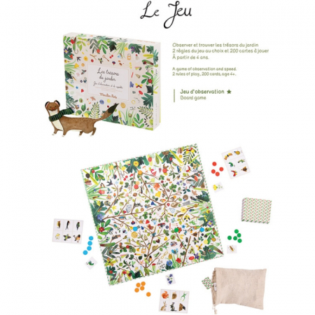 Joc educativ de observatie si rapiditate Comorile gradinii Moulin Roty [1]