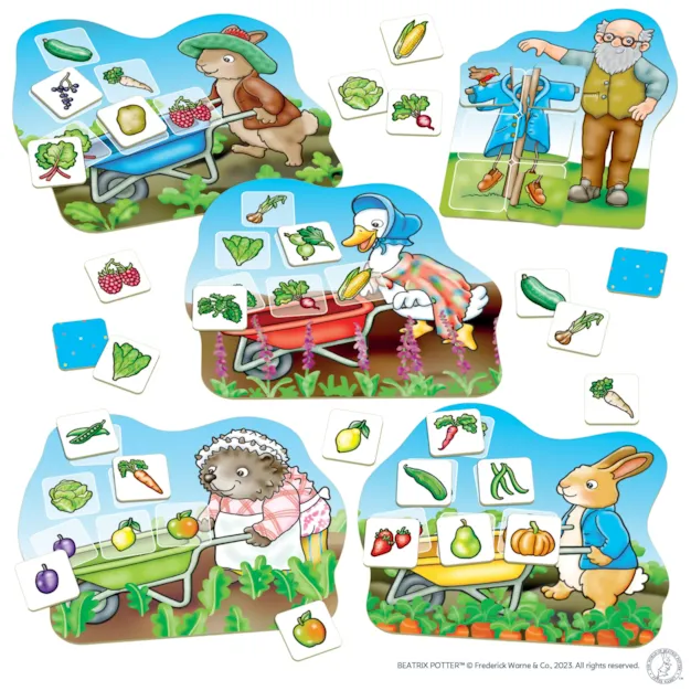 Joc educativ Loto Gradina Cu Legume Peter Rabbit [2]