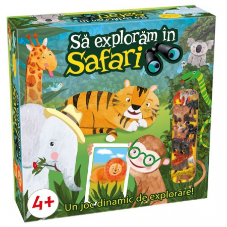 Jocuri Educative - Joc educativ Sa exploram in safari!
