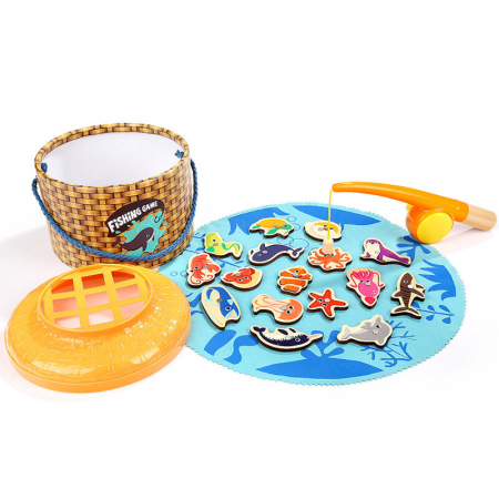 Jocuri Magnetice - Joc magnetic de pescuit - 20 piese