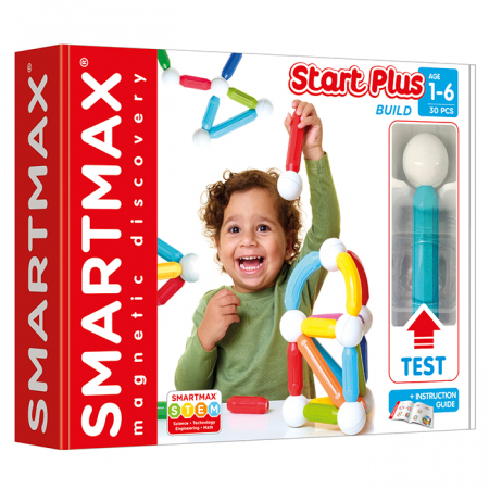 Jocuri Magnetice - Joc magnetic SmartMax, Start Plus (30 piese)