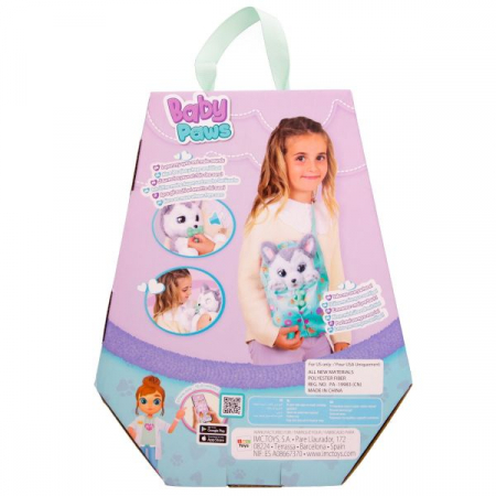 Jucarie de plus interactiva Baby Paws, catelus Husky [1]
