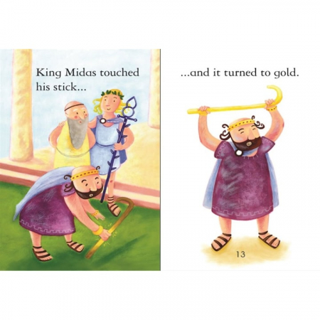 King Midas and the Gold,Carte de povesti in limba engleza First Reading Level 1 [2]