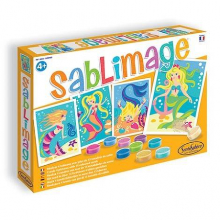 Jocuri Educative - Kit creativ cu nisip Sablimage- Sirena