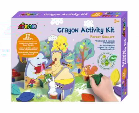 Promotii - Kit de activitati cu creioane colorate - Concert in padure