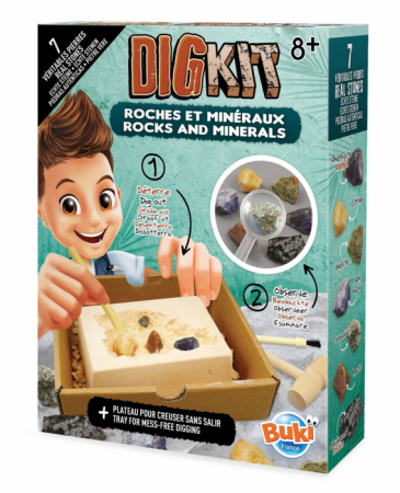 Jocuri Creative - Kit de sapat - Invatam despre roci si minerale