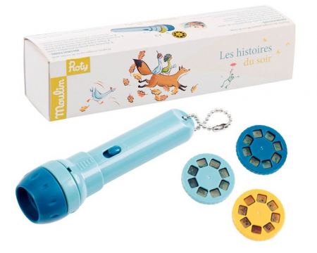 Jocuri Educative - Lanterna cu povesti In vacanta, Moulin Roty