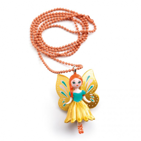 6-99 ani - Lantisor cu pandantiv fluture Djeco