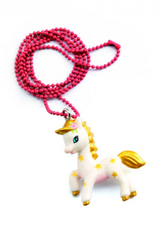 Jocuri de Rol - Lantisor cu pandantiv unicorn Djeco