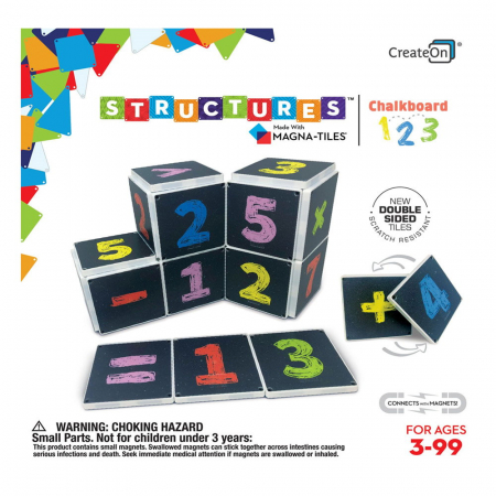 Jocuri Magnetice - Magna-Tiles Structures, Tabla cu numere 123