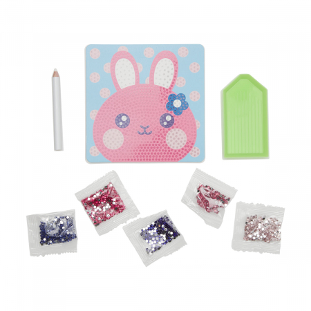 Mini Atelier creativ DIY cu diamante - Bouncy Bunny [1]