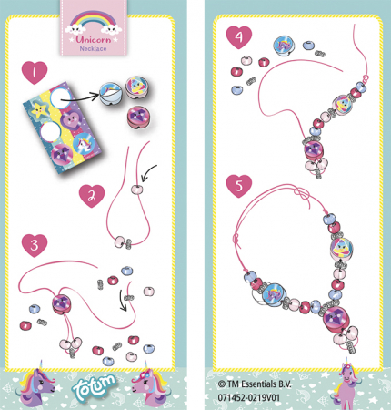 Mini set creativ DIY Colier cu unicorni [2]