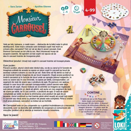 Monsieur Carrousel, joc educativ de cooperare si memorie [2]