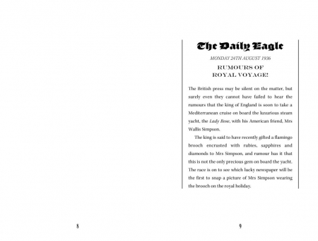 Mysteries at Sea: The Royal Jewel Plot,Carte de lectura pentru copii in limba engleza [2]