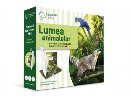 Jucarii Educative - Pachet Raspundel Istetel, creion si carte Lumea animalelor, 2.0
