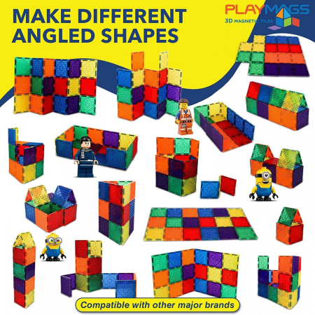 Playmags set placi magnetice compatibile Lego - caramizi mici [1]