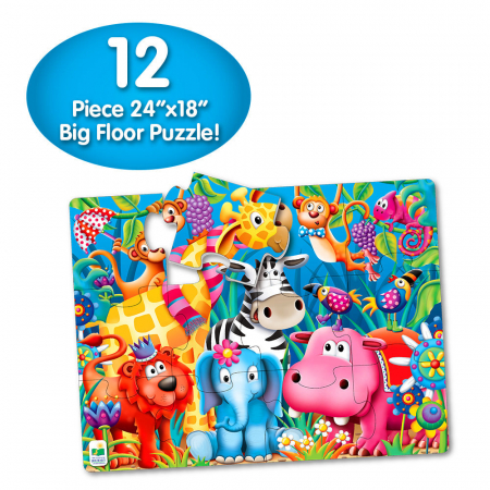 Primul Meu Puzzle De Podea - Animale In Jungla [3]
