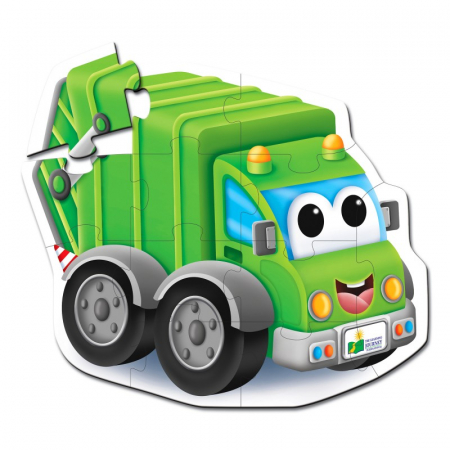 Primul Meu Puzzle De Podea - Camion De Reciclat [1]