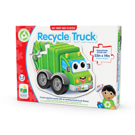Puzzle-uri - Primul Meu Puzzle De Podea - Camion De Reciclat