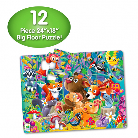 Primul Meu Puzzle De Podea - Prietenii Padurii [3]