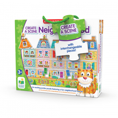 3-6 ani - Puzzle Creeaza-Ti Propriul Cartier