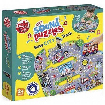 Jucarii Muzicale - Puzzle cu sunete - Orasul Aglomerat