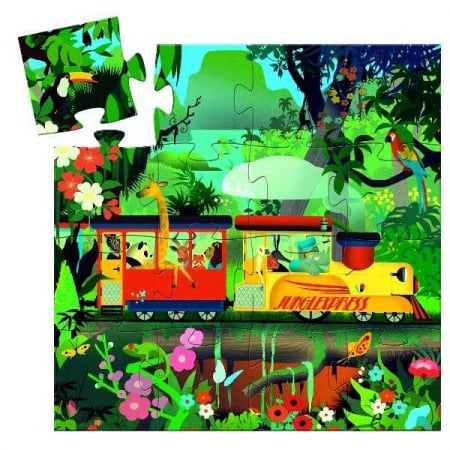 Puzzle Djeco – Locomotiva de tren [1]