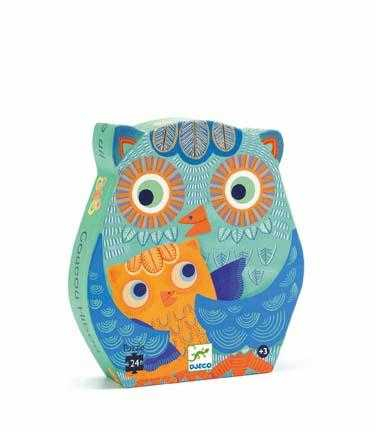 Puzzle-uri - Puzzle Djeco Mama bufnita