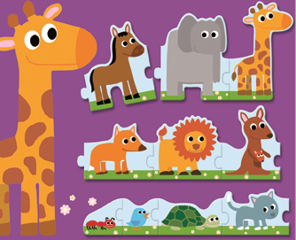 Puzzle-uri - Puzzle duo Djeco De la mic la mare