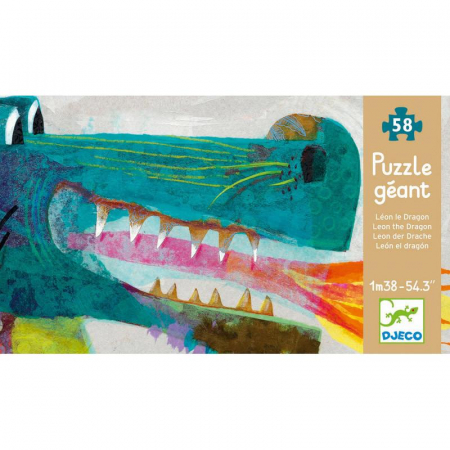Jocuri Creative - Puzzle gigant Djeco Dragon