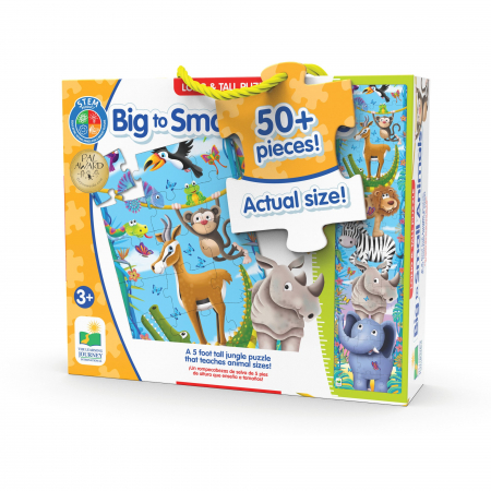 3-6 ani - Puzzle Inalt De Podea - Animale De La Mici La Mari
