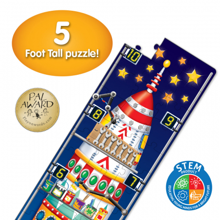 Puzzle Inalt De Podea - Racheta 123 [4]