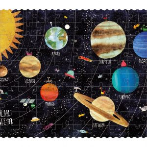 Rechizite Scoala Gradinita - Puzzle Londji-100 piese, Cosmos