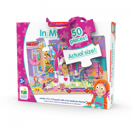 3-6 ani - Puzzle Mare De Podea - Camera Mea
