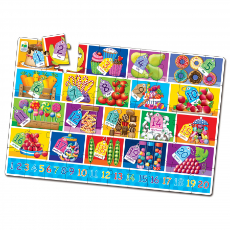 Puzzle Mare De Podea - Numere - Eng [2]