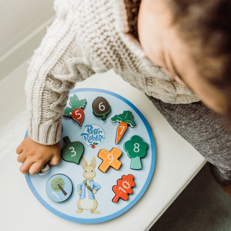 Puzzle Peter Rabbit™ cu numere, Orange Tree Toys [3]