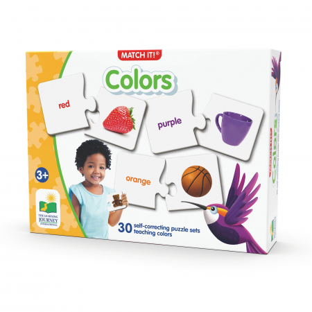 3-6 ani - Puzzle Potriveste Culorile - Eng