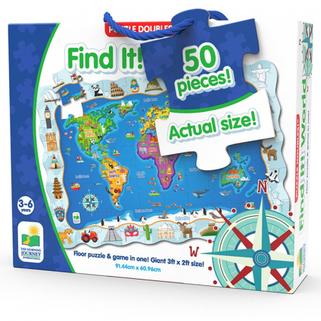 Puzzle-uri - Puzzle Si Joc Harta Lumii