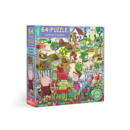 Growing a Garden , Puzzle cu 64 de piese mari cu tematica gradinaritului [0]