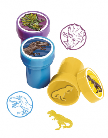 Set 12 stampile cu dinozauri cu tus propriu [1]