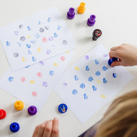 Set 12 stampile cu Sonic Prime ,cu tus propriu [3]