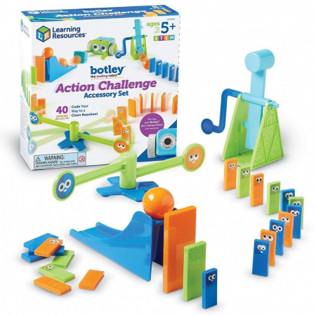 3-6 ani - Set 41 accesorii - Robotelul Botley