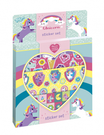 Jocuri Creative - Set abtibilduri cu unicorni