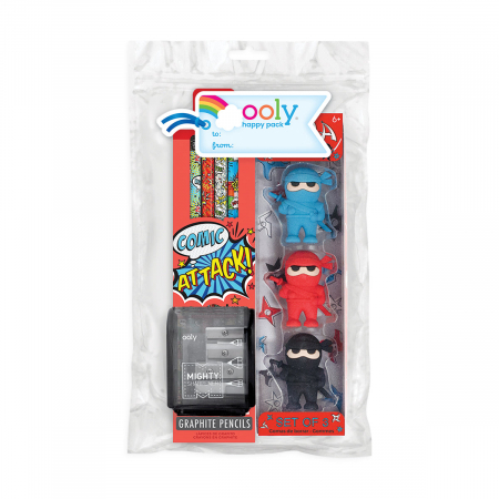 Rechizite Scoala Gradinita - Set cadou Happy Pack - Comic Attack