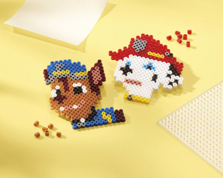Set creativ 2 in 1, Set stampile si margele de calcat Paw Patrol, Patrula Catelusilor [6]