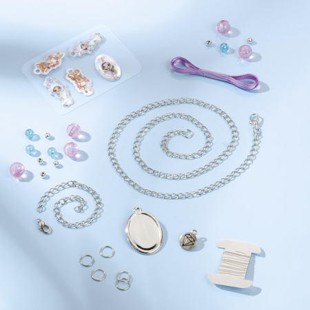 Set creativ 3 in 1, Tablouri cu diamante, Cutie de bijuterii si set de bijuterii Na!Na!Na! Surprise [3]