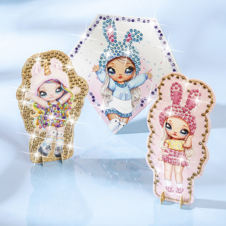 Set creativ 3 in 1, Tablouri cu diamante, Cutie de bijuterii si set de bijuterii Na!Na!Na! Surprise [2]