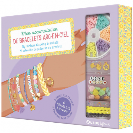 Jocuri Creative - Set creativ, Colectia mea de bratari curcubeu